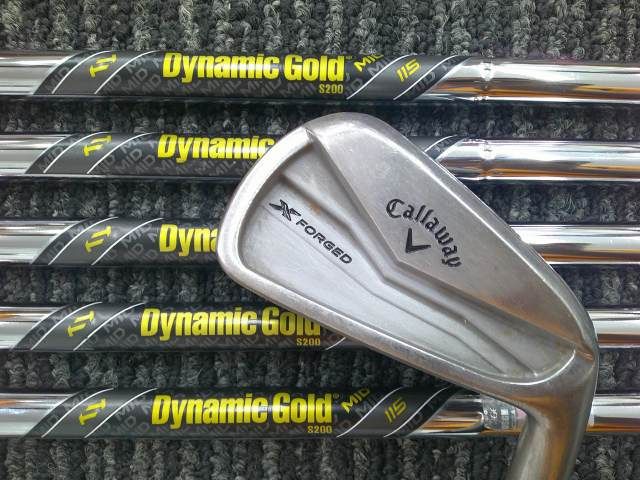 中古 アイアンセット キャロウェイ X-FORGED2024 ノーメッキ/DG MID 115(JP) 6本セット/S200/26[3682]■博多