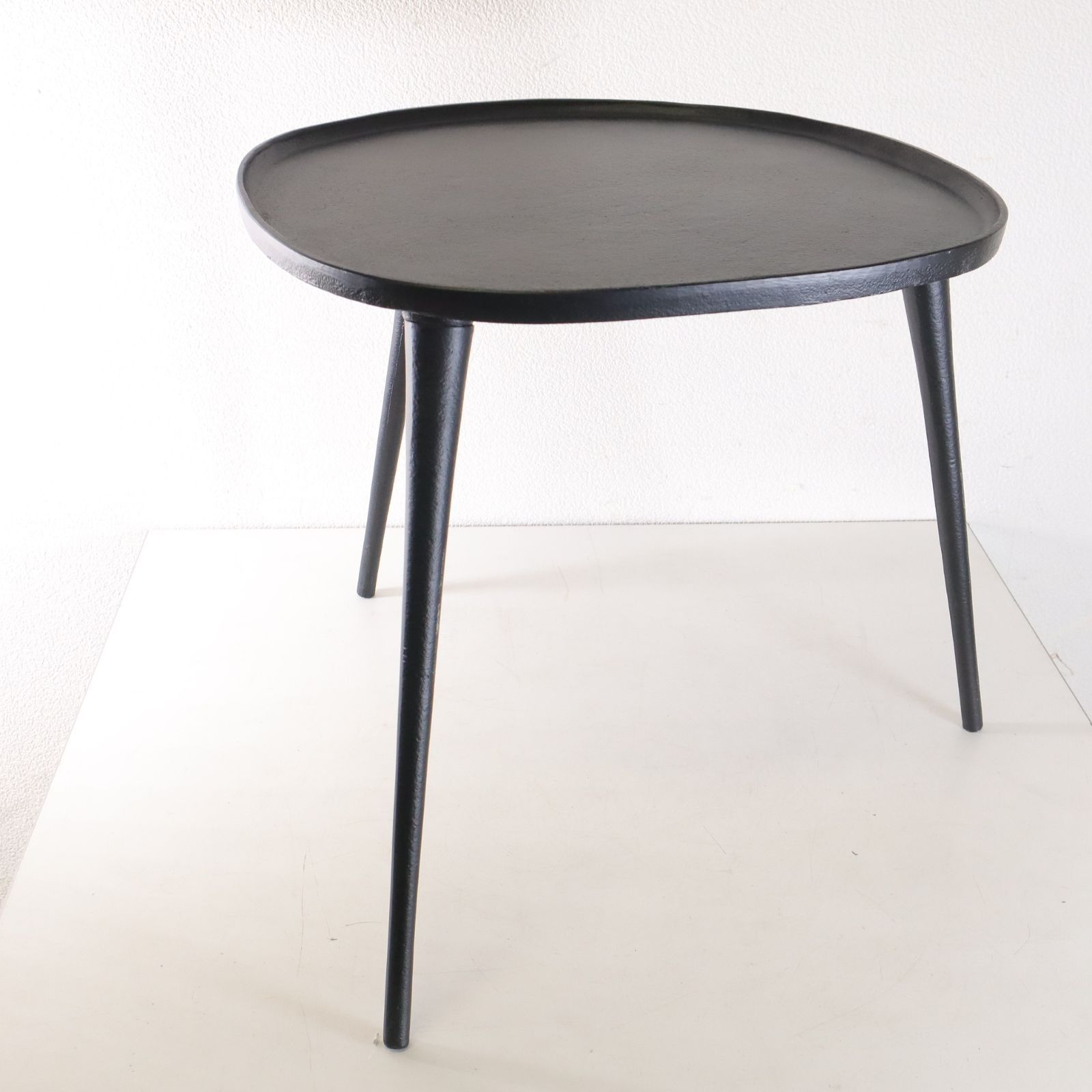 ZARA HOME ザラホーム メタル サイドテーブル 小 42cm 3本脚 ブラック