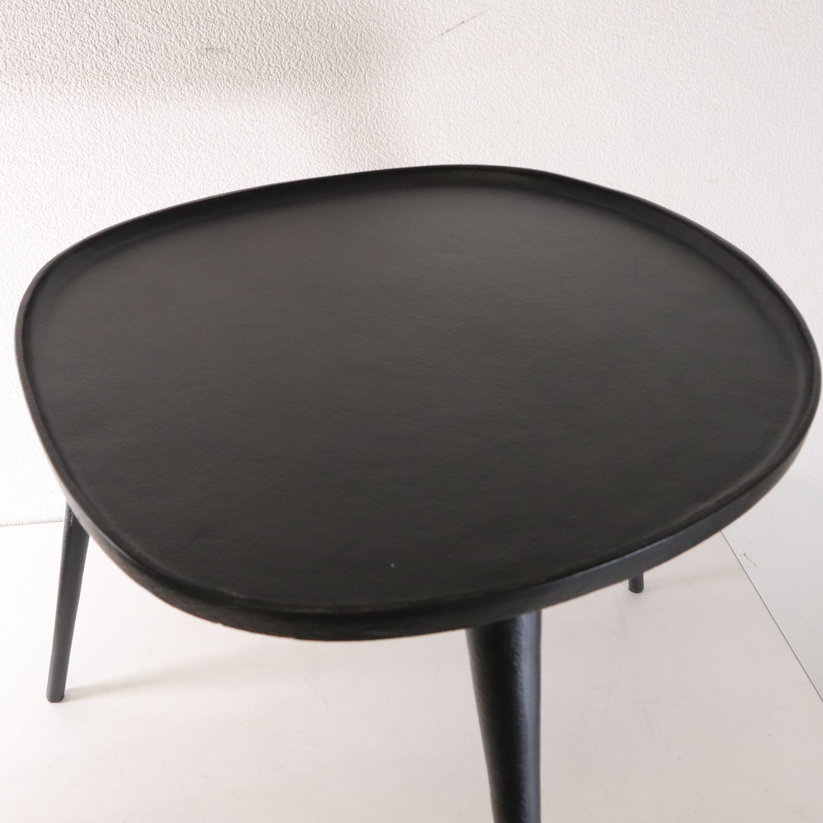ZARA HOME ザラホーム メタル サイドテーブル 小 42cm 3本脚 ブラック