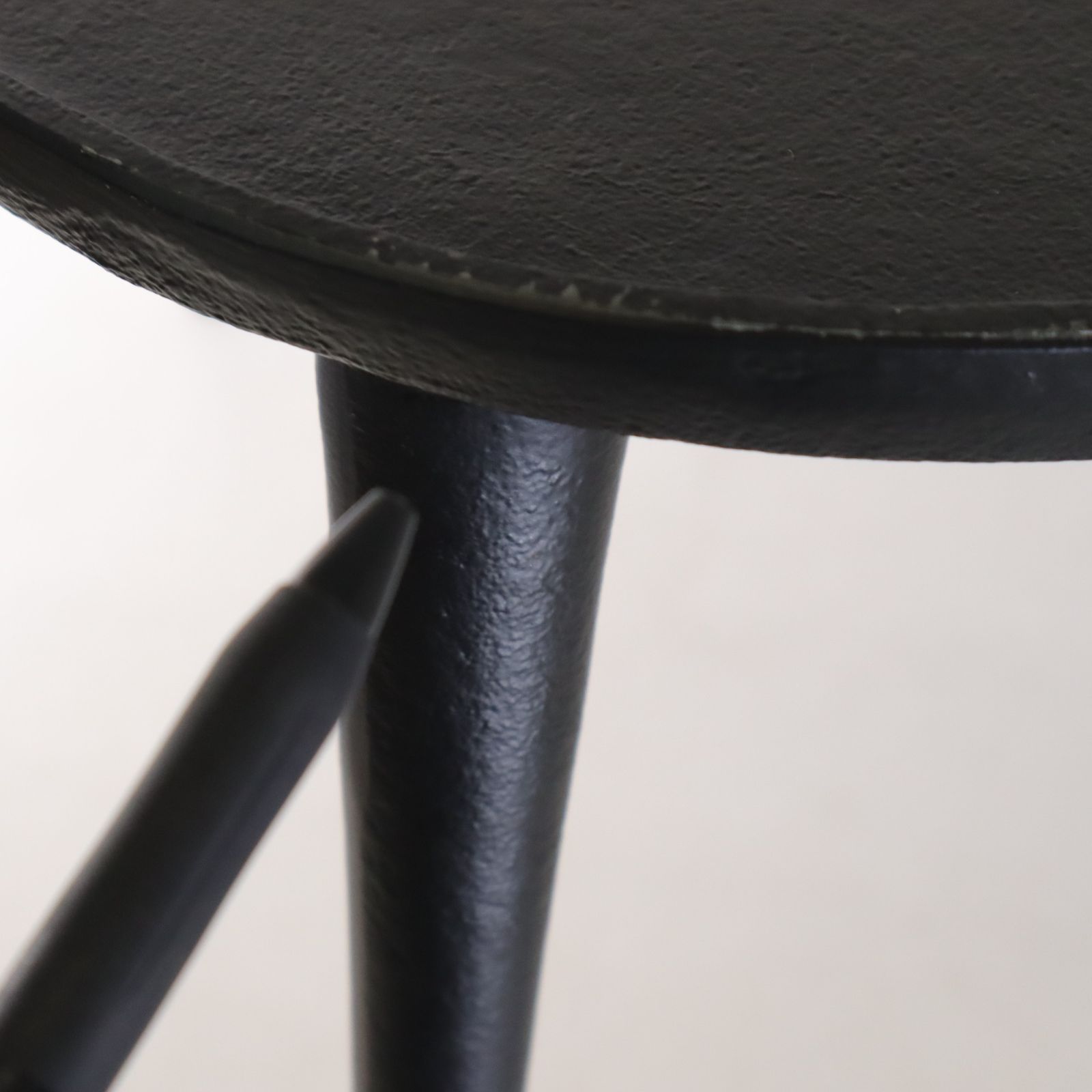 ZARA HOME ザラホーム メタル サイドテーブル 小 42cm 3本脚 ブラック