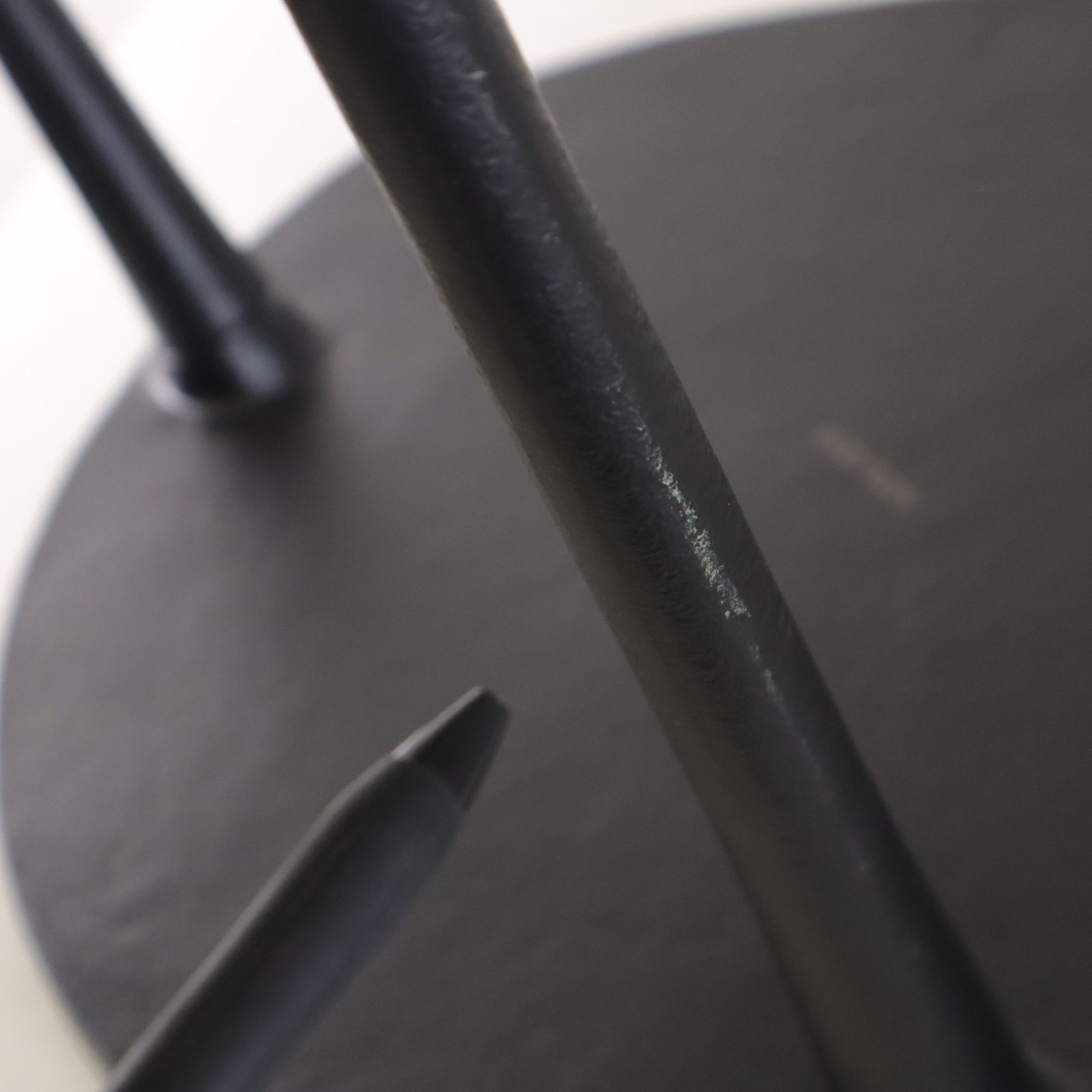 ZARA HOME ザラホーム メタル サイドテーブル 小 42cm 3本脚 ブラック
