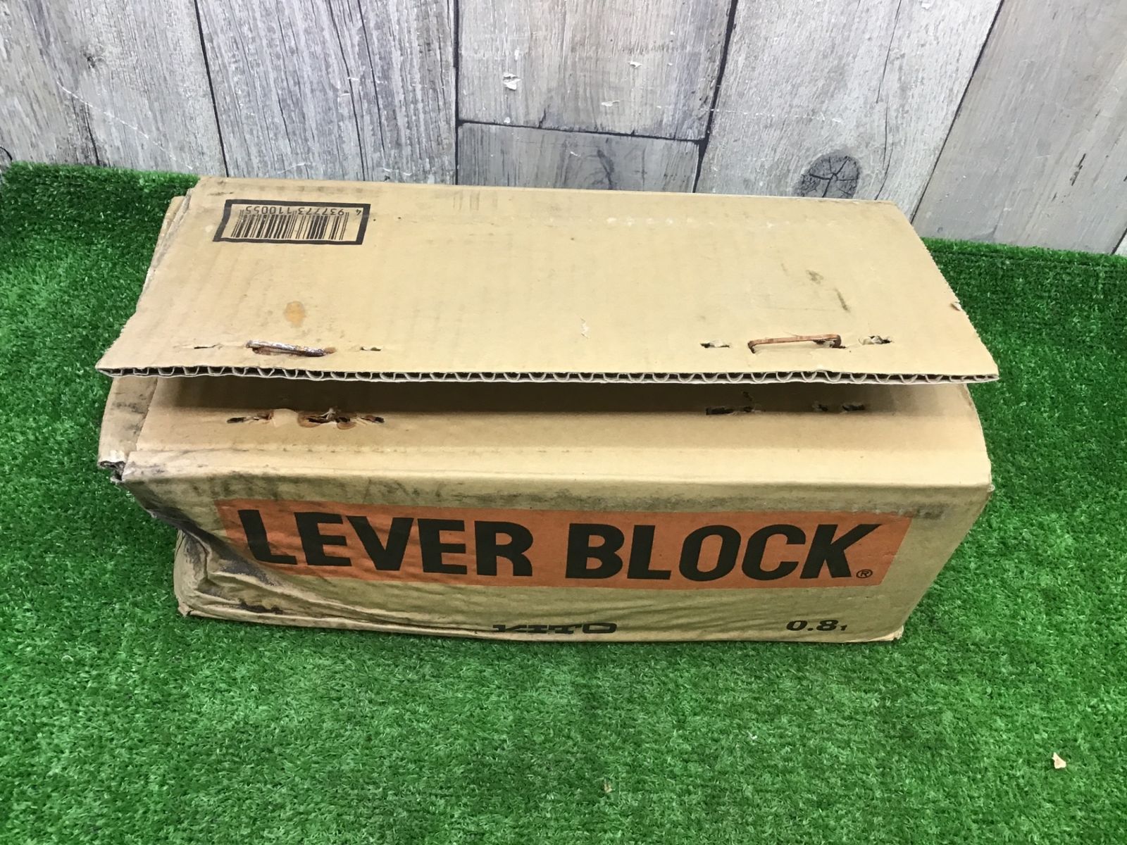 【未使用品】KITO　0.8tキトー レバーブロック LB008　揚程1.5m△アクトツール富山店△吊