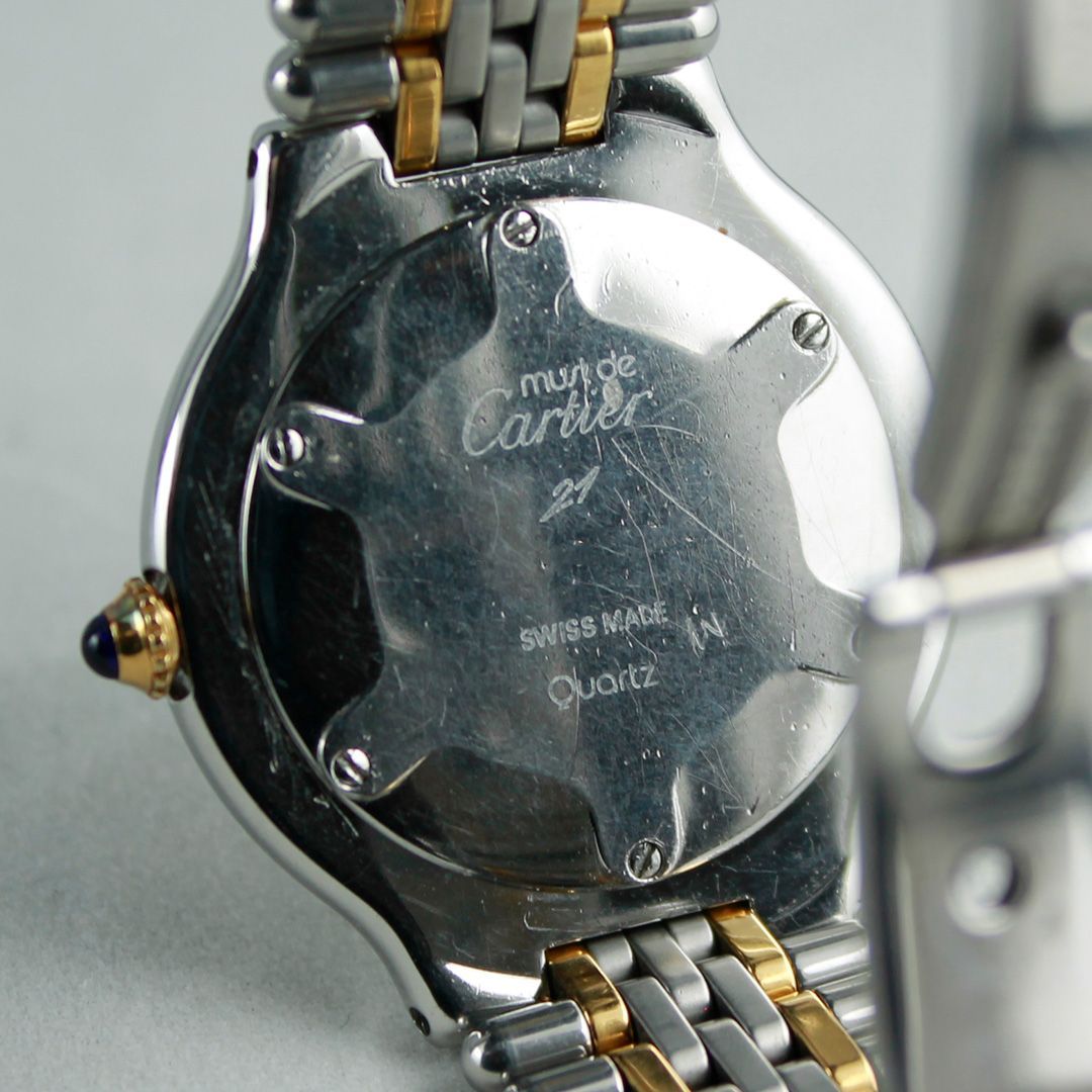 TTS-142 Cartier カルティエ MUST 21 マスト21 レディース クォーツ