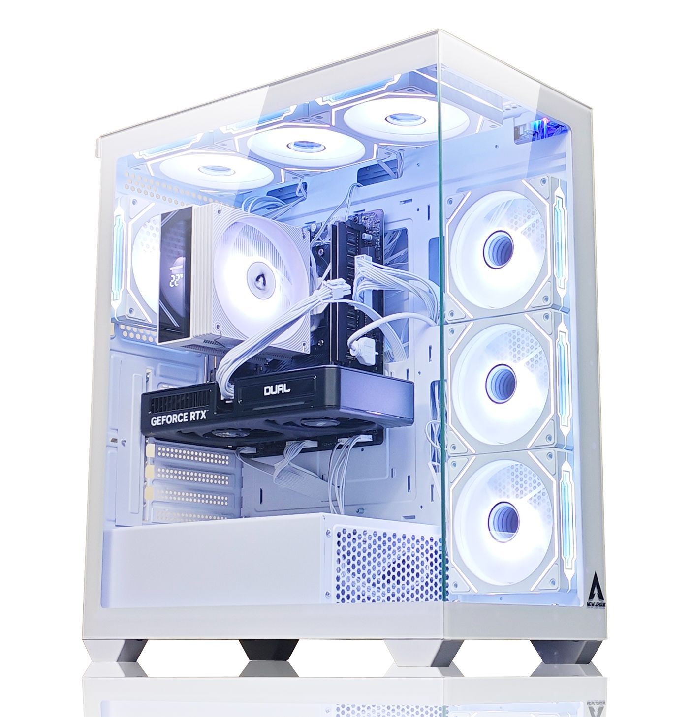 NEWLEAGUE AGILE K6-WH|スタンダードゲーミング|Ryzen 5 5500 × RTX 5060 |16GB・1TB SSD