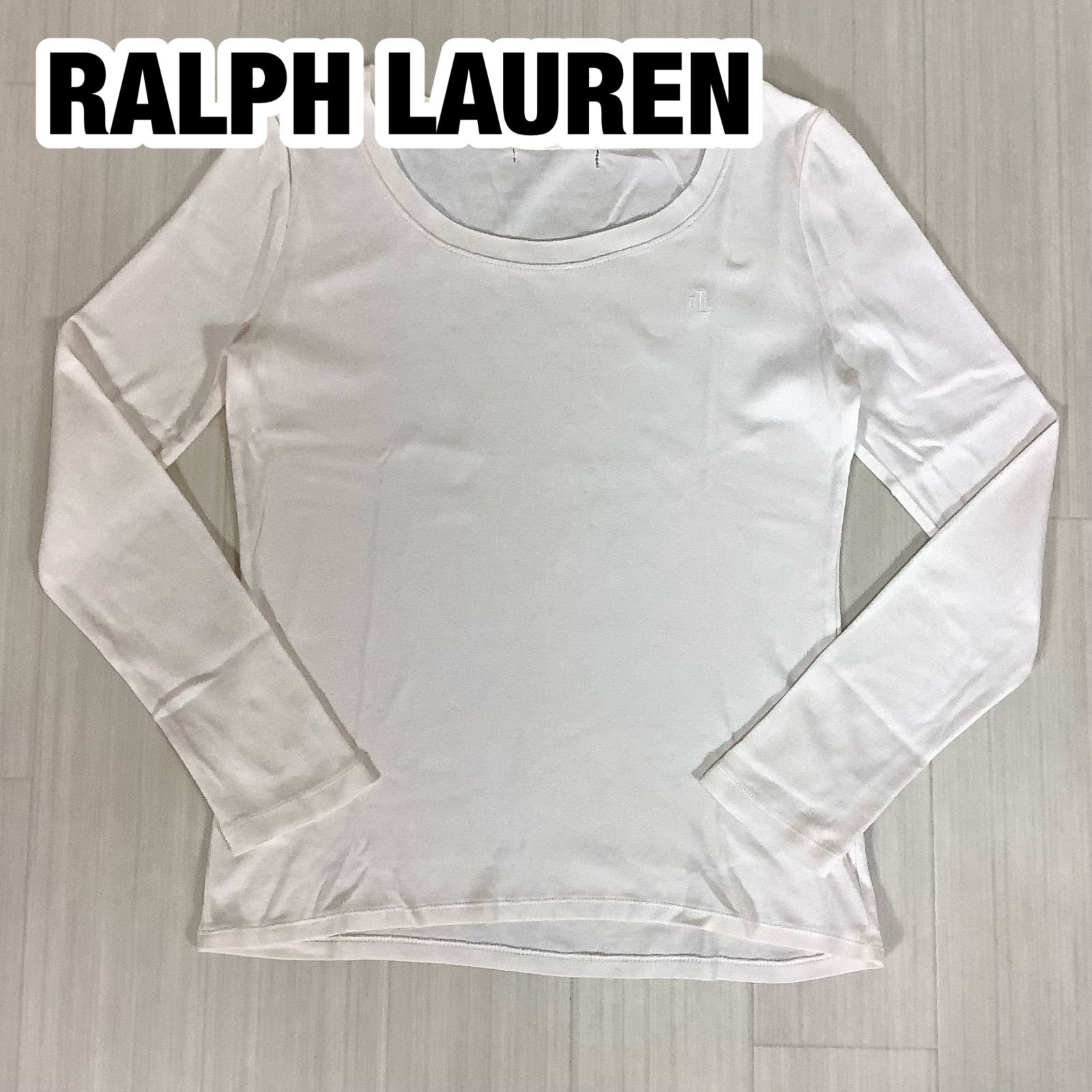 LAUREN RALPH LAUREN ローレンラルフローレン 刺繍ロゴ 長袖カットソー