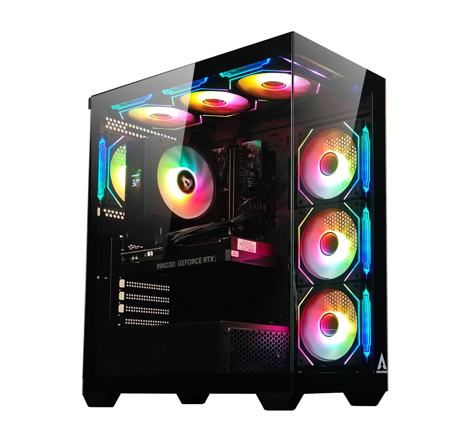NEWLEAGUE AGILE K6-BK｜スタンダードゲーミング｜Ryzen 5 5500 × RTX 5060 ｜16GB・1TB SSD