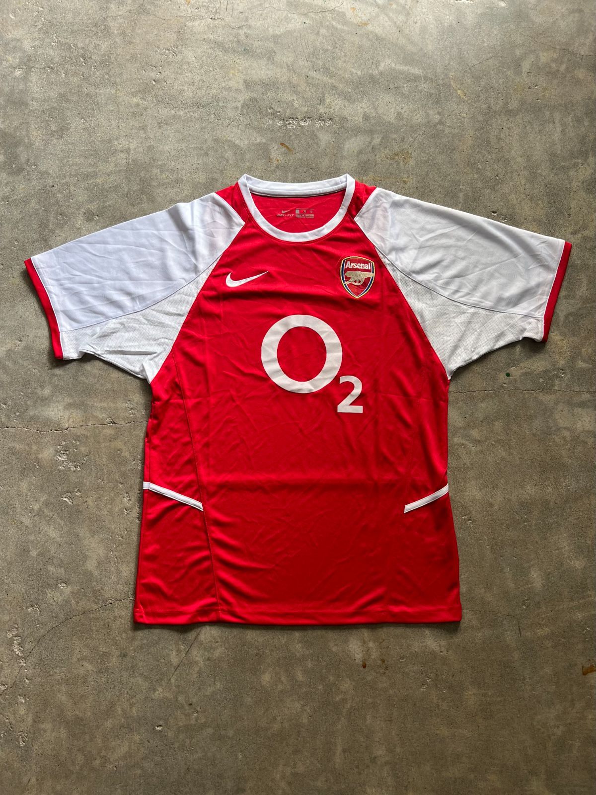 NIKE アーセナル O2 サッカーシャツ ユニフォーム L 赤白