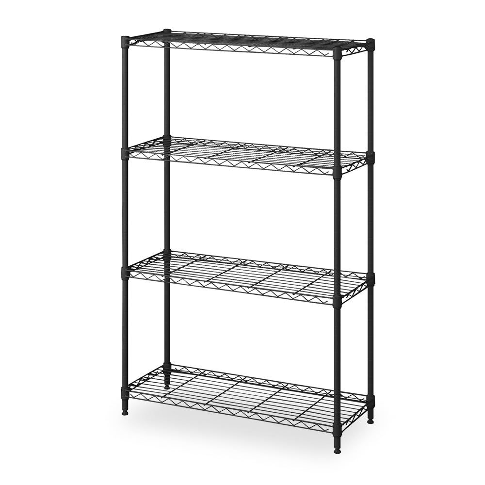 ☆新品☆アイリスオーヤマ カラーメタルラックフィット 4段 幅75×奥行き30×高さ121cm CMFｰ75120 マットブラック