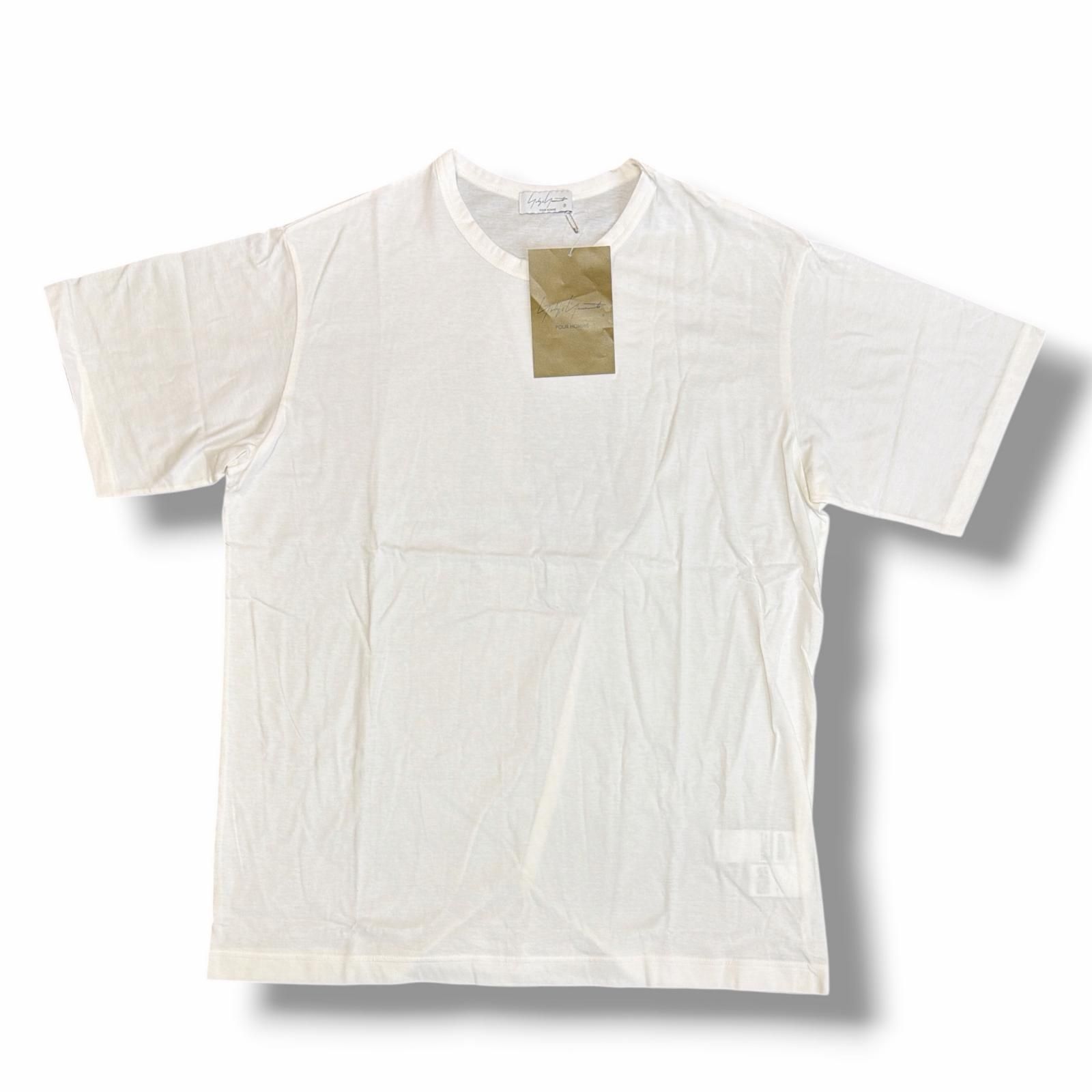 参考上代28600円 未使用 Yohji Yamamoto 25AW Short-sleeved printed T