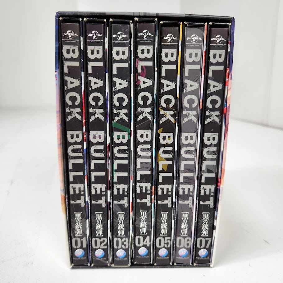 【初回限定版】BLACK BULLET ブラック・ブレット DVD 全7巻セット BOX付き 特典付き