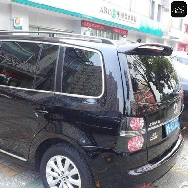 VWラントゥー用スポイラー ABS素材車用リアウイング プライマーカラー リアスポイラー フォルクスワーゲン トゥーラン スポイラー 2008-201