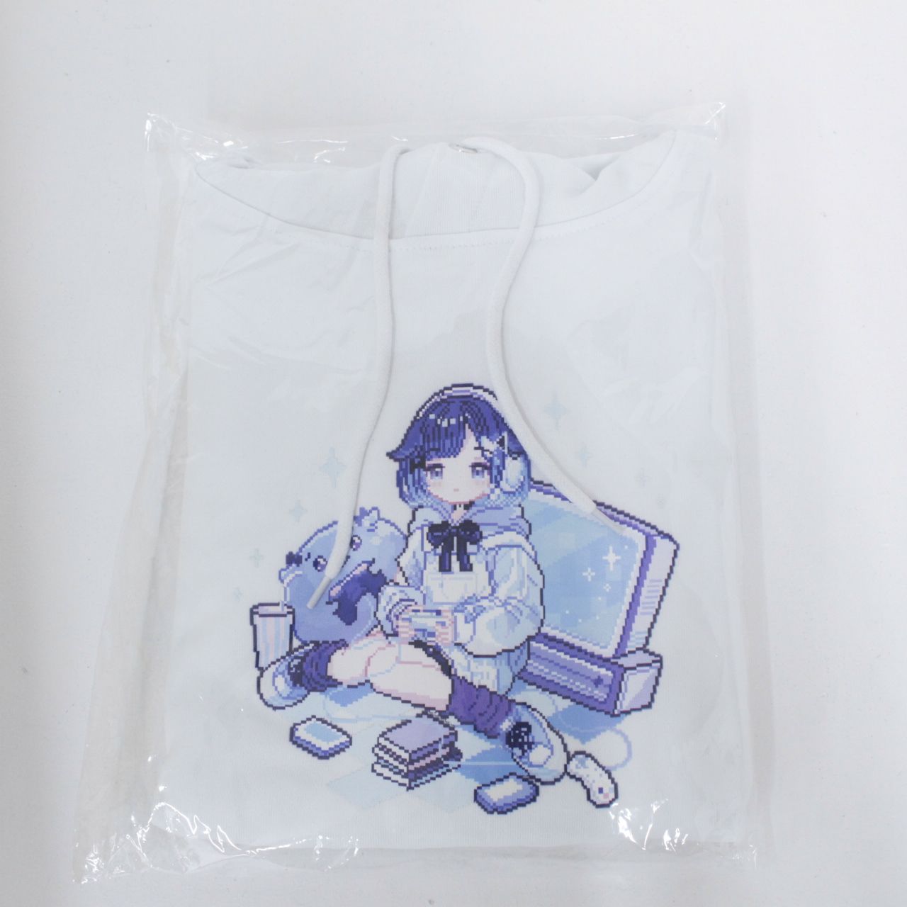 【★加古川物流】中古 未開封 ぶいすぽっ！ 紡木こかげ 誕生日記念2025 パーカー ホワイト・M【721】