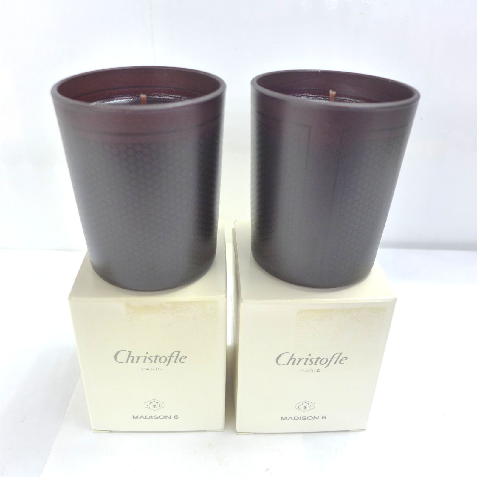 新品未開封 - Christofleオー・ド・クリストフル 高級キャンドル Christofle クリストフル アロマキャンドル 70g 2個セット 公田店