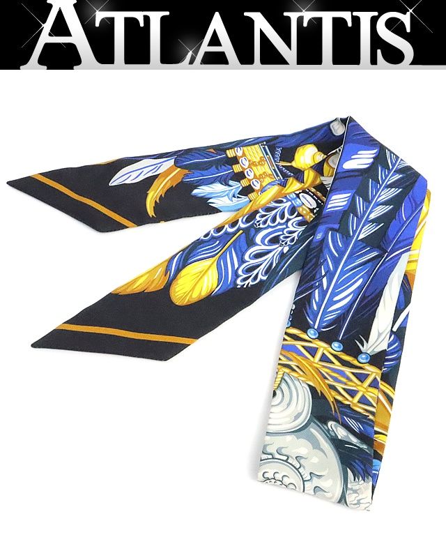 広尾店】美品 エルメス HERMES ツイリー スカーフ Danse Pacifique
