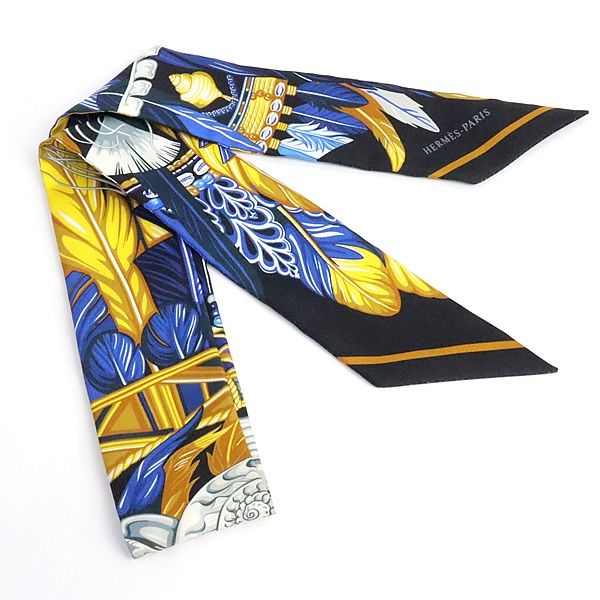 広尾店】美品 エルメス HERMES ツイリー スカーフ Danse Pacifique