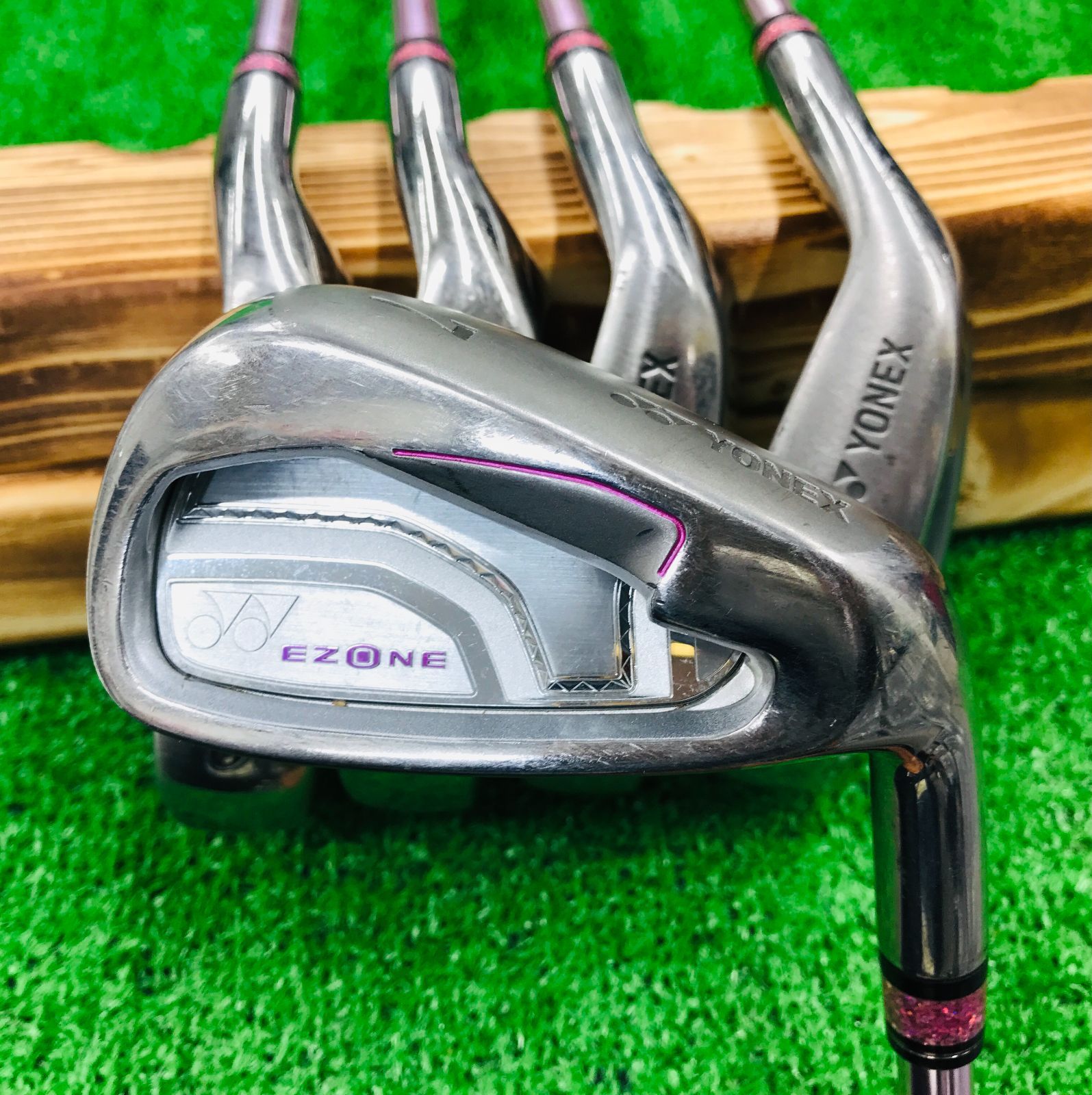 【中古】レディース／ヨネックス／Eゾーン／32°／#7-9,P,S(5本)／YONEX NP40／L／アイアンセット