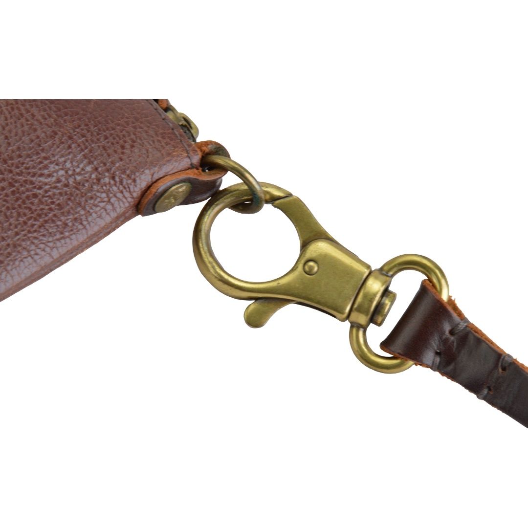 イルビゾンテ IL BISONTE ショルダーバッグ レザー ブラウン