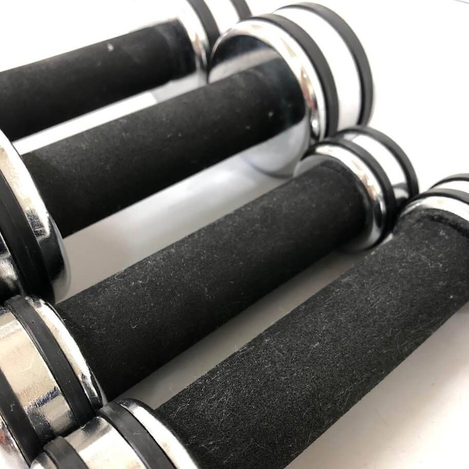 ss8803 【中古】 ダンベル 4個セット 3kg×2個 1kg×2個 固定式ダンベル