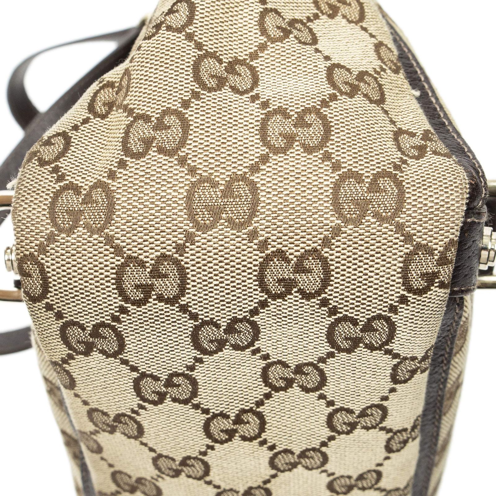 GUCCI グッチ　ラージ アビー D リング トート 中古] GUCCI グッチラージ アビー D リング トートベージュGG