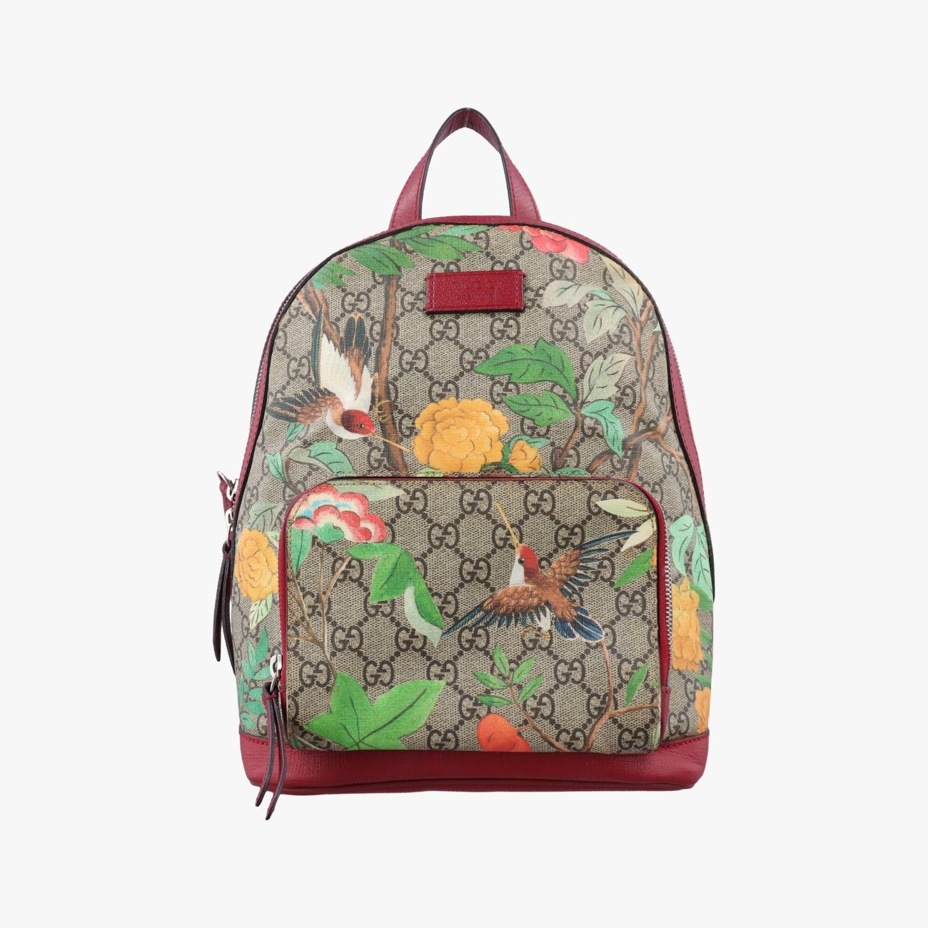 グッチGucciGGスプリームティアン ベージュ×マルチカラー PVCコーティングキャンバス×レザー 427042 E020472957