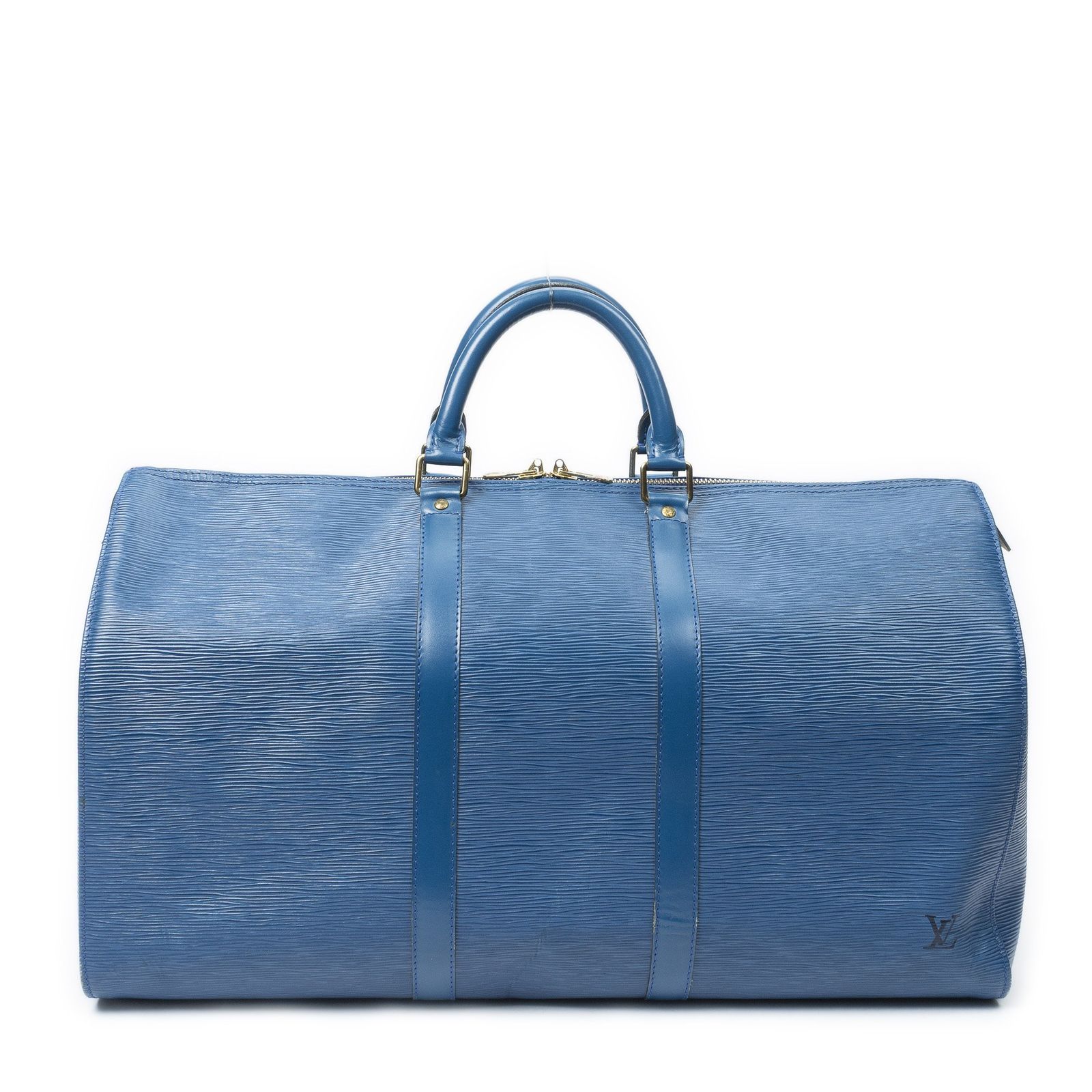 [中古] LOUIS VUITTON ルイヴィトンキーポル青エピA
