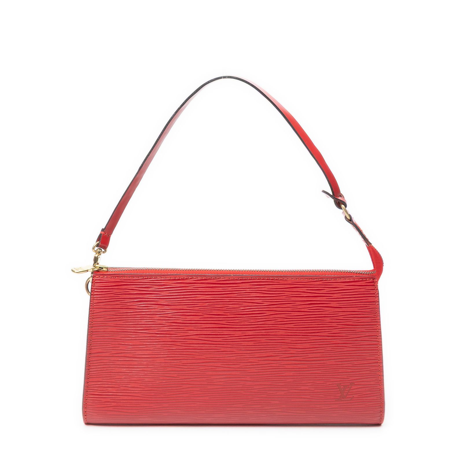 [中古] LOUIS VUITTON ルイヴィトンポシェット アクセサリー赤エピA