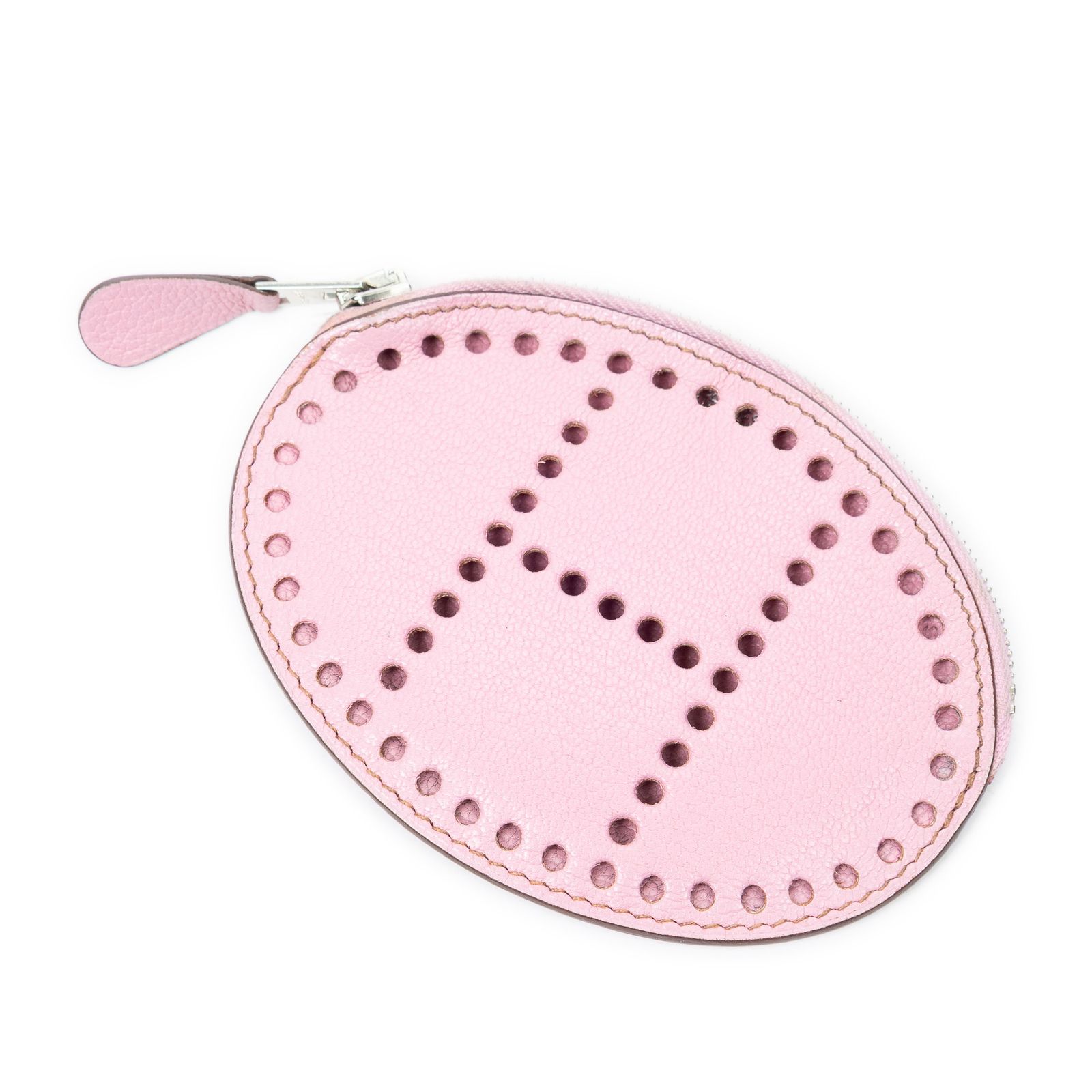 [中古] HERMES エルメスEvelyne Coin PurseピンクシェーブルマイソールレザーA