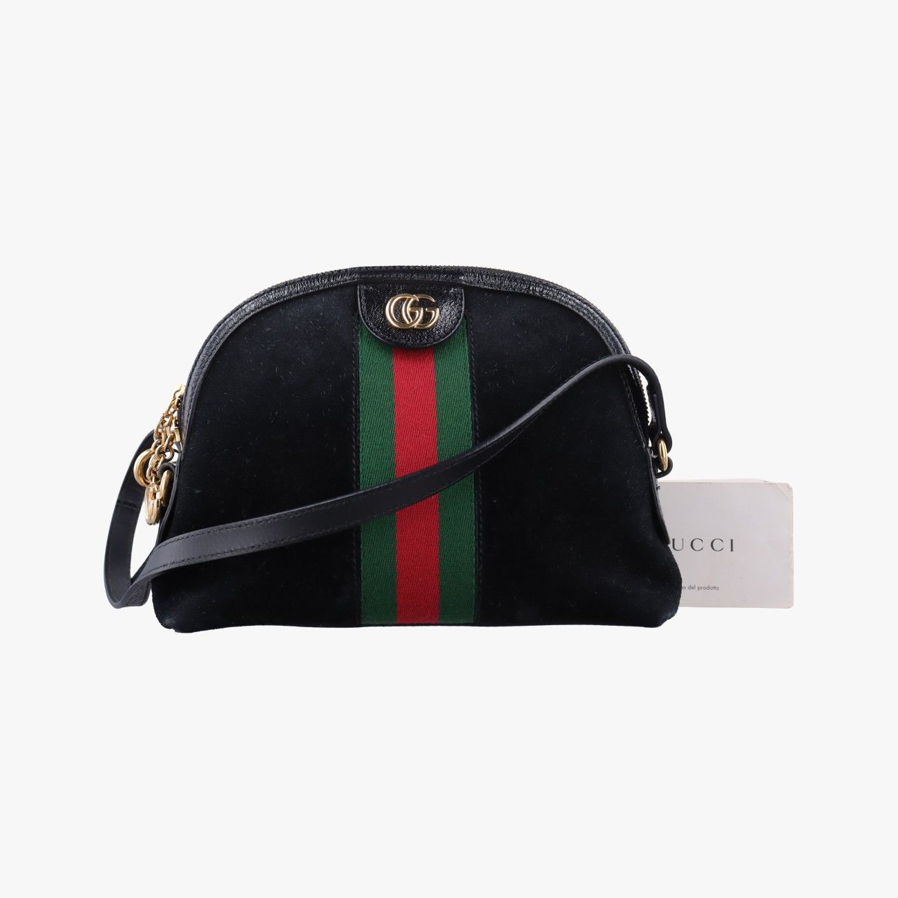 グッチGucciオフィディア ブラック スエード×レザー 499621 E026472673