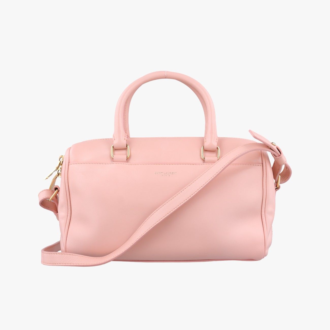 イヴサンローランYves Saint Laurentクラシック ベイビーダッフル ピンク レザー 330958 330958 213317