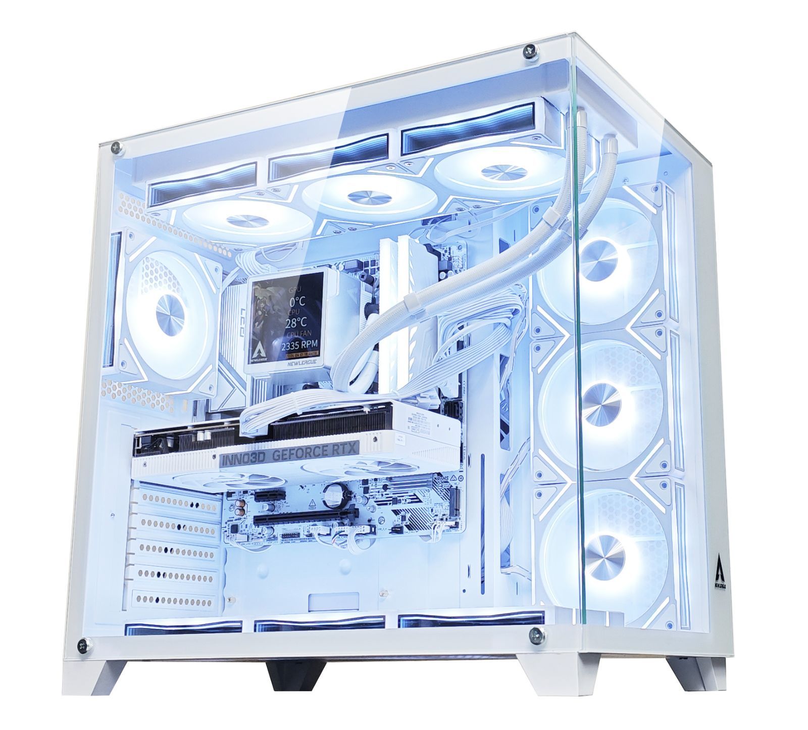 NEWLEAGUE AGILE G7-WHSR 純白水冷モデル｜ハイパフォーマンスモデル｜Ryzen 7 5700X × RTX 5060 Ti｜16GB・1TB SSD