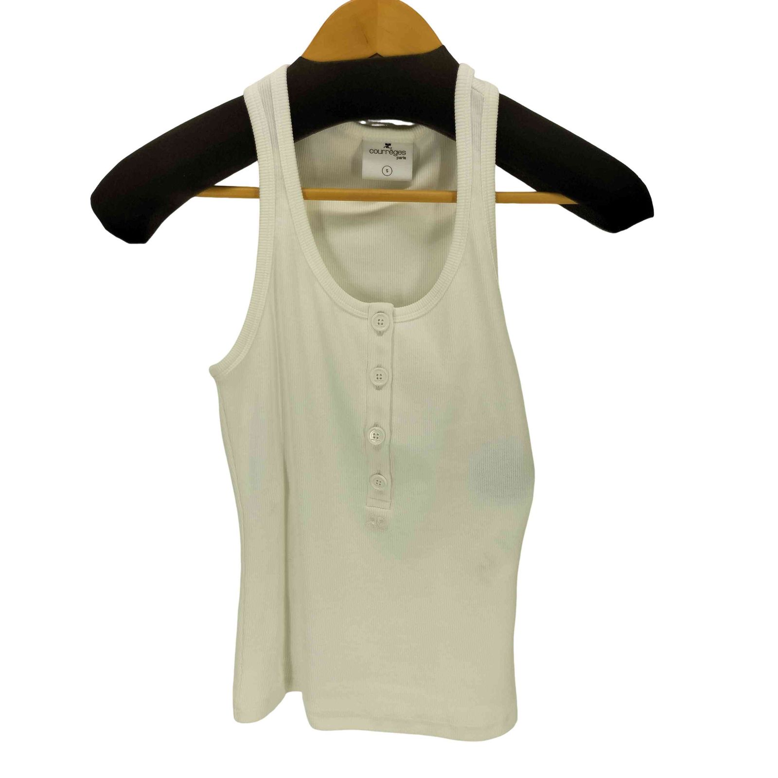 クレージュ courreges Rib 90S Tank Top レディース S