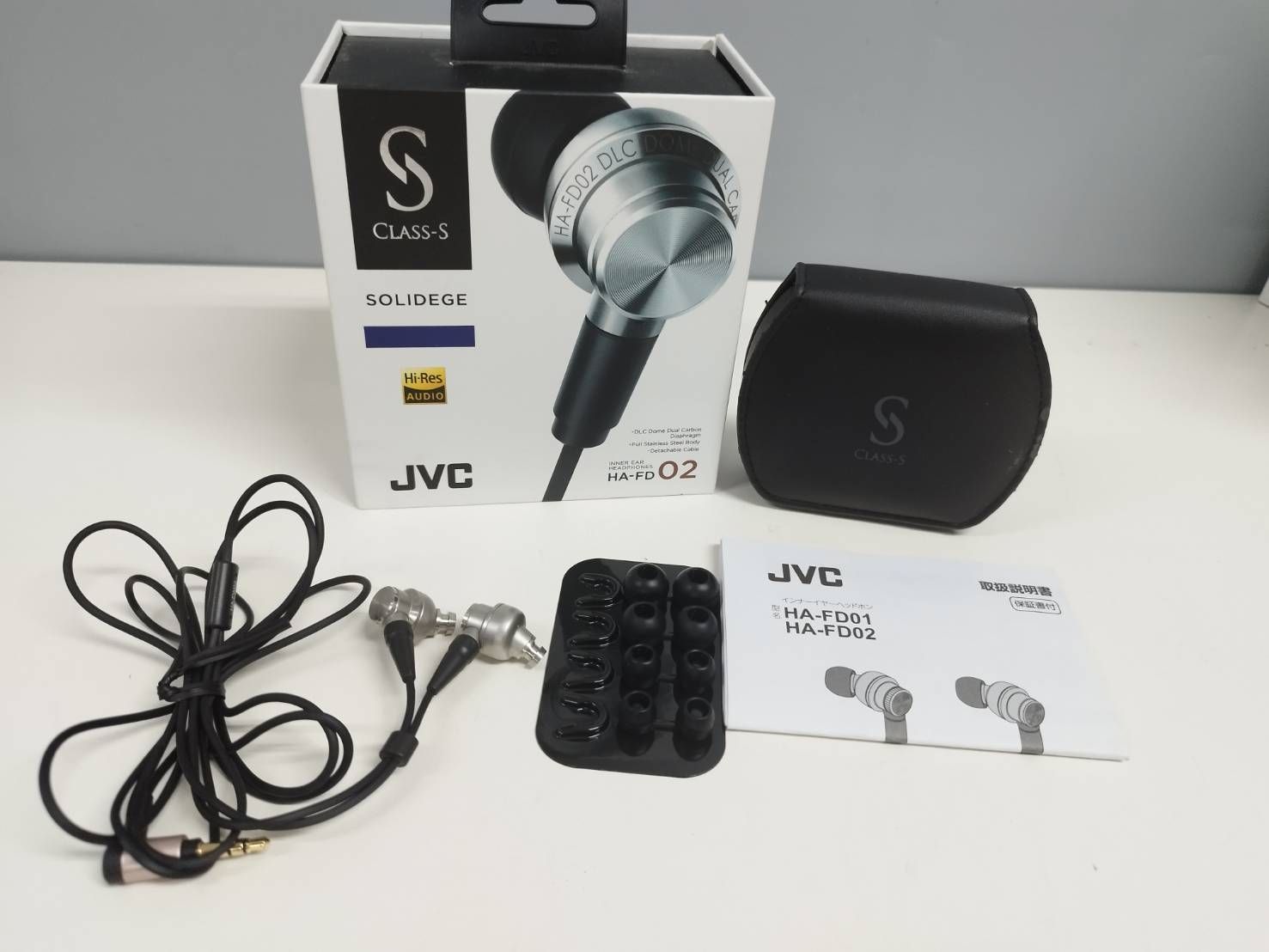 【良品】JVC SOLIDEGE HA-FD02/インナーイヤーヘッドホン