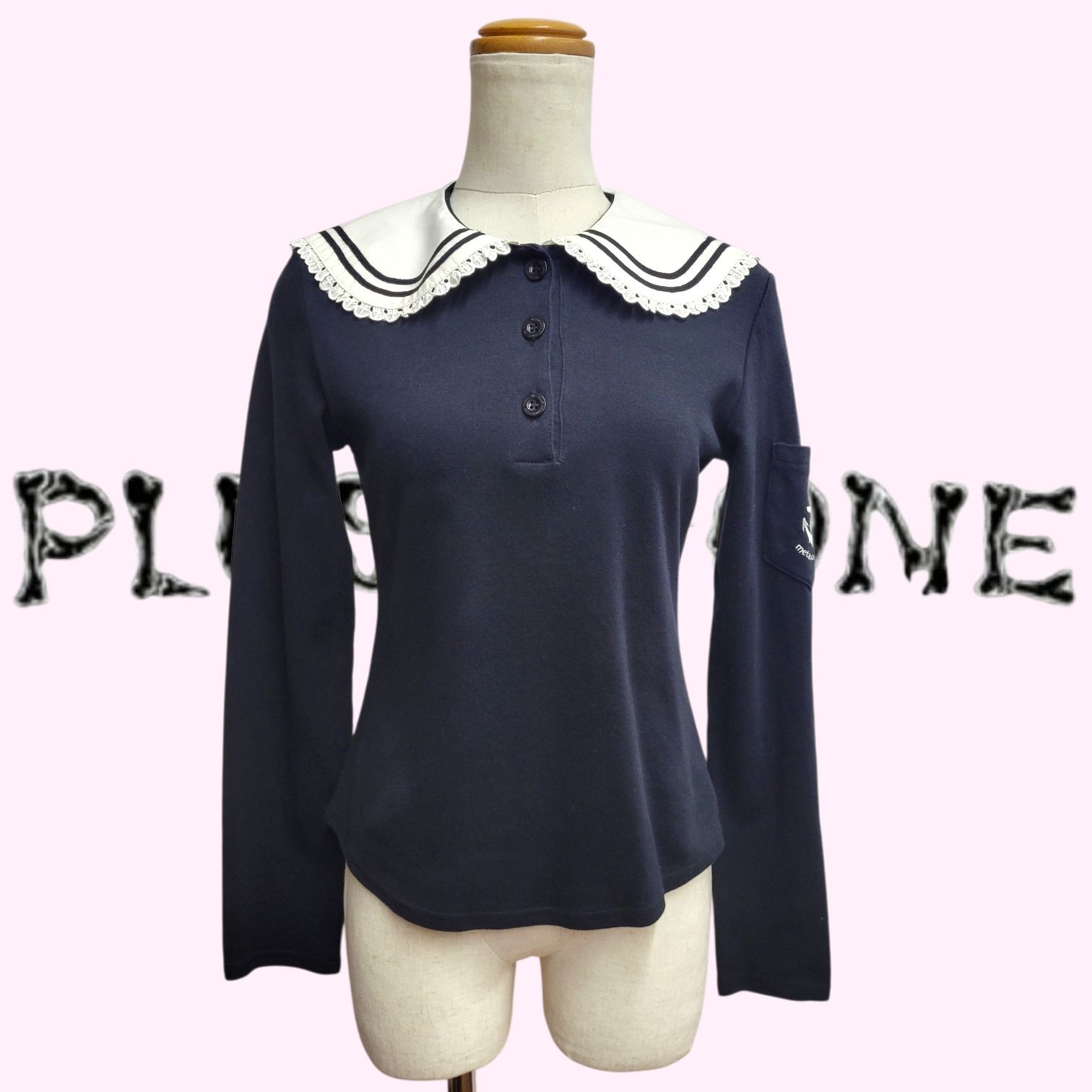 【metamorphose temps de fille】長袖セーラーカットソー