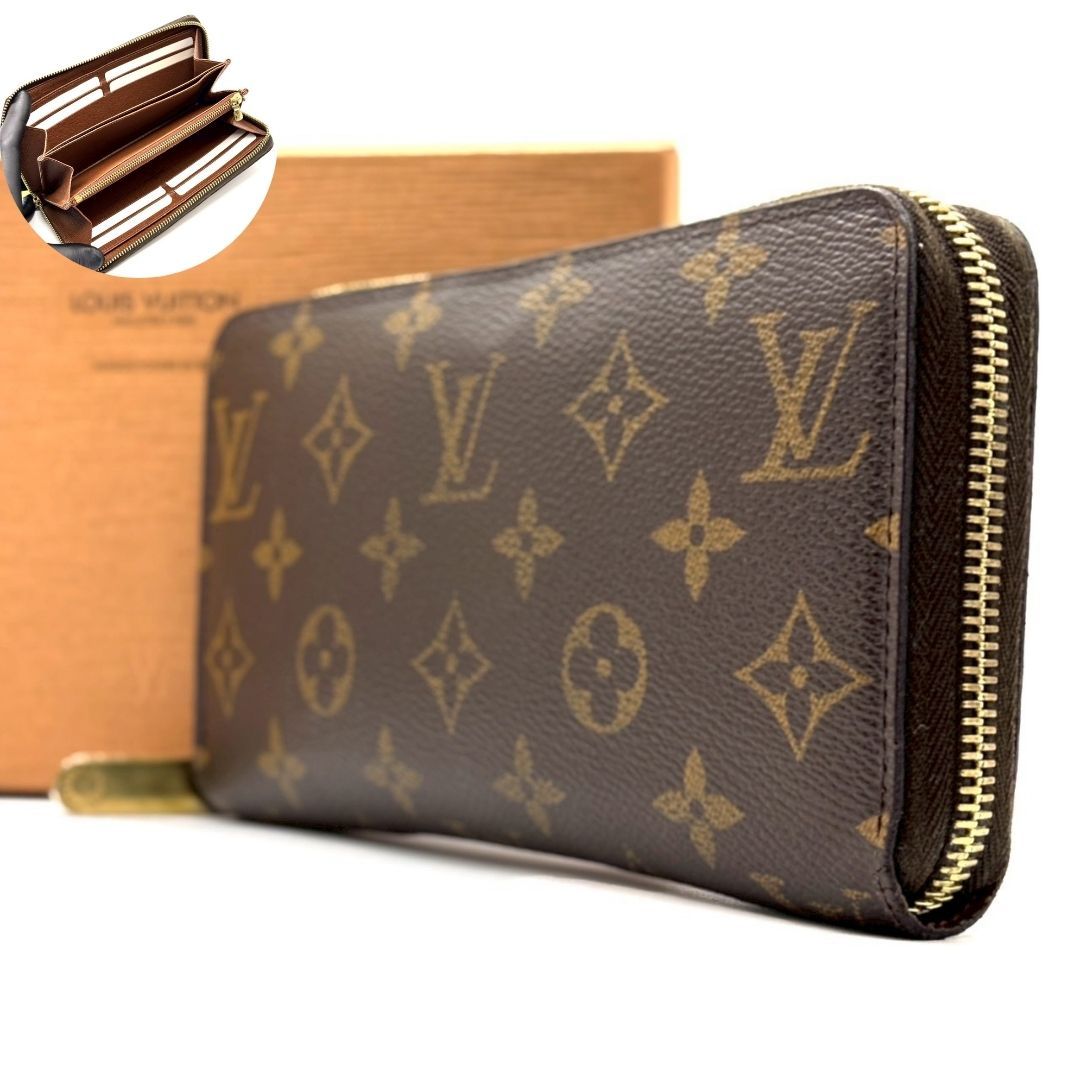 品は手元に残る】 LOUIS VUITTON モノグラム ジッピーウォレット