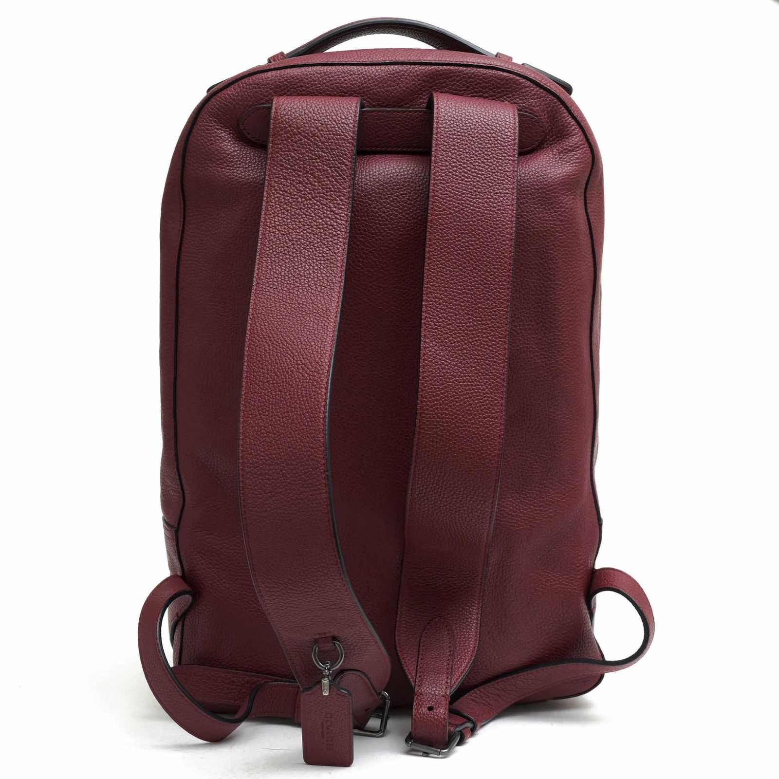 コーチ／COACH リュック バッグ バックパック メンズ 男性 男性用 レザー 革 本革 レッド ブラウン 赤 茶  72306 Metropolitan soft backpack メトロポリタン ソフト バックパック ビジネスリュック シボ革 シュリンクレザー ノートPC収納可 コーチ／COACH リュック バッグ バックパック メンズ 男性 男性用