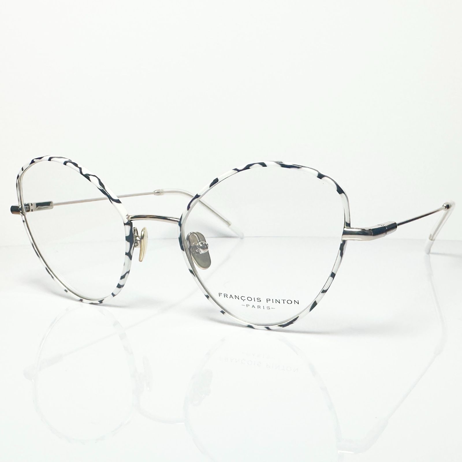 純正新品 フランス製 FRANCOIS PINTON NUANCE5 WE 蝶々型 メガネ 純正ケース・クロス付き フランソワ パントン Frame France 送料無料