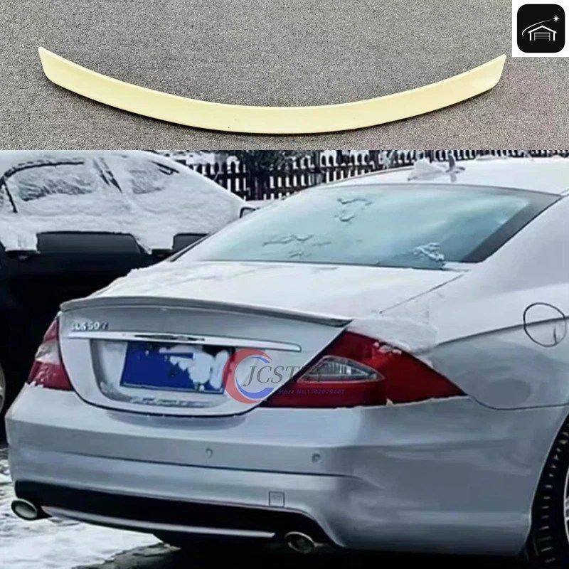メルセデスベンツ CLS W219 CLS350 CLS550 2005-2010 AMGスタイル ABS樹脂製リアスポイラーウィング トランクリップ カースタイリングカス