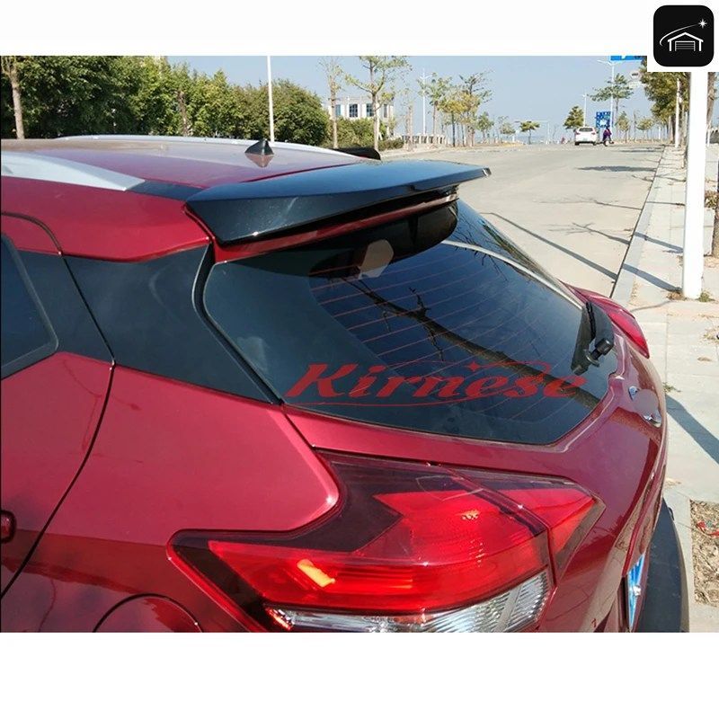 日産キックス 2017 2018 2019 ABS樹脂製塗装 未プライマーカラー リアルーフスポイラー トランクウィング リップブーツ カバーパーツ カス