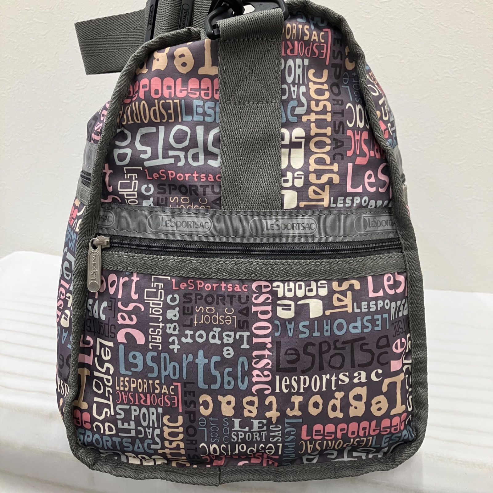 5168 【美品】 LeSportsac レスポートサック 2way ボストンバッグ 旅行