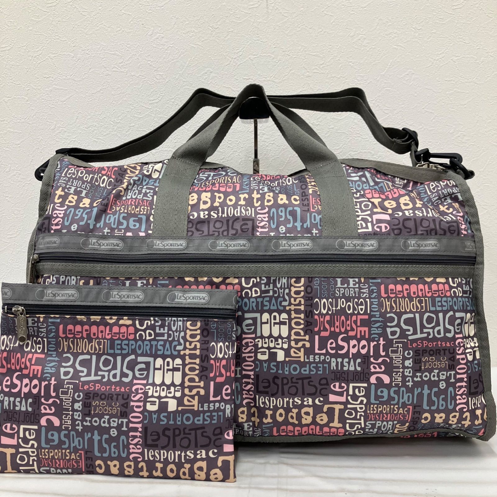 5168 【美品】 LeSportsac レスポートサック 2way ボストンバッグ 旅行