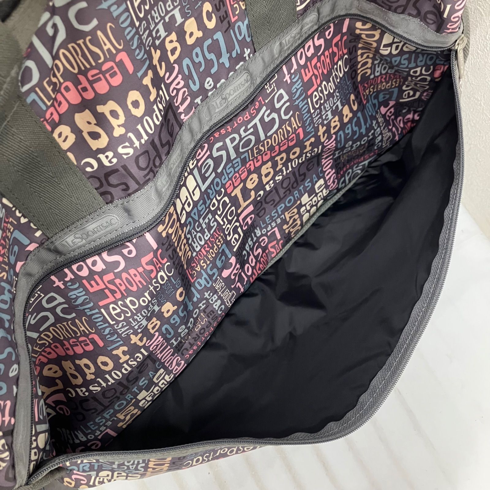 5168 【美品】 LeSportsac レスポートサック 2way ボストンバッグ 旅行