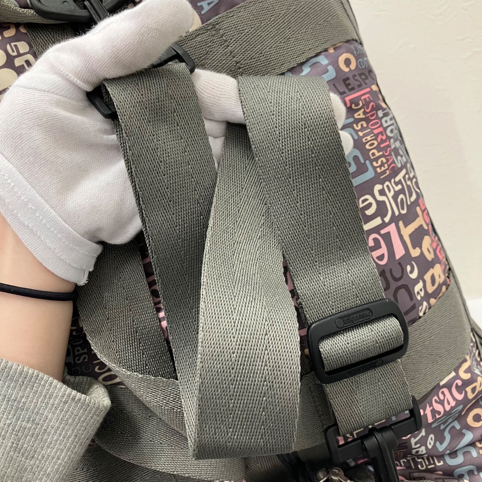 5168 【美品】 LeSportsac レスポートサック 2way ボストンバッグ 旅行