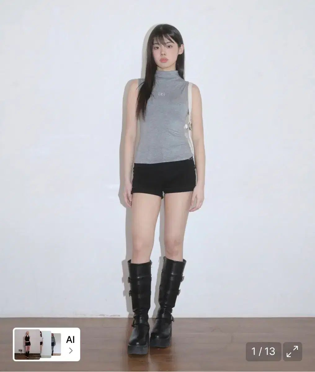 アズオン ショートパンツ LINE SHORT PANTS