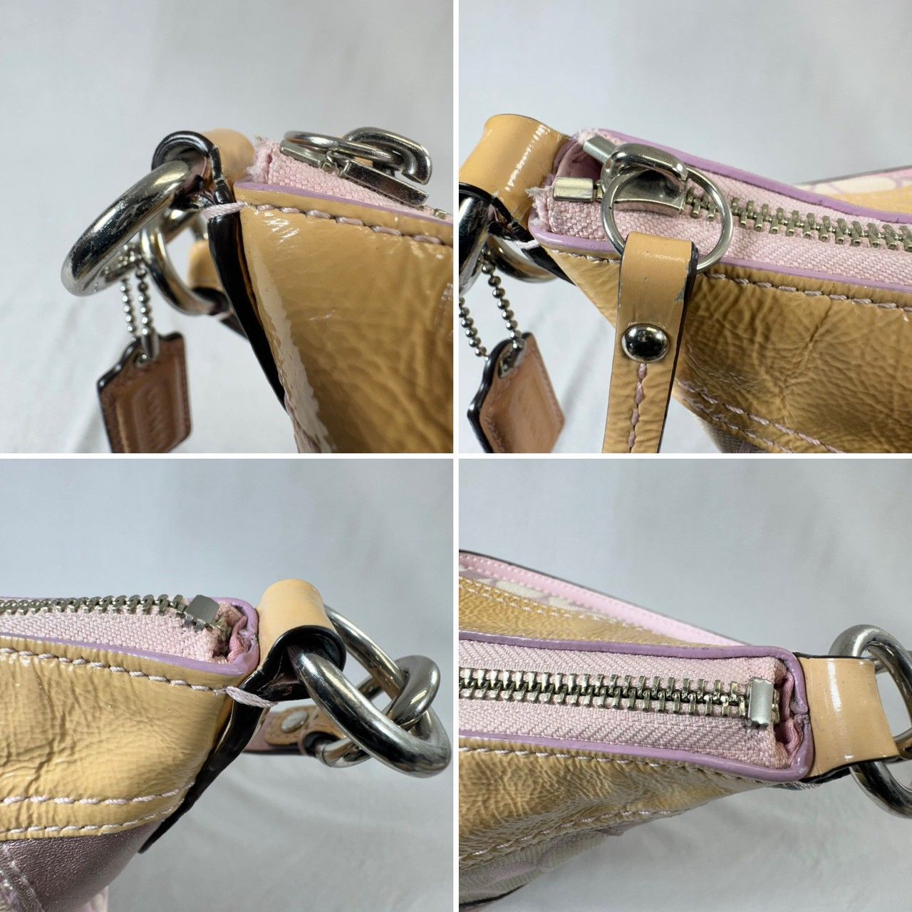 美品】COACH コーチ パッチワーク サークル シグネチャー 2way