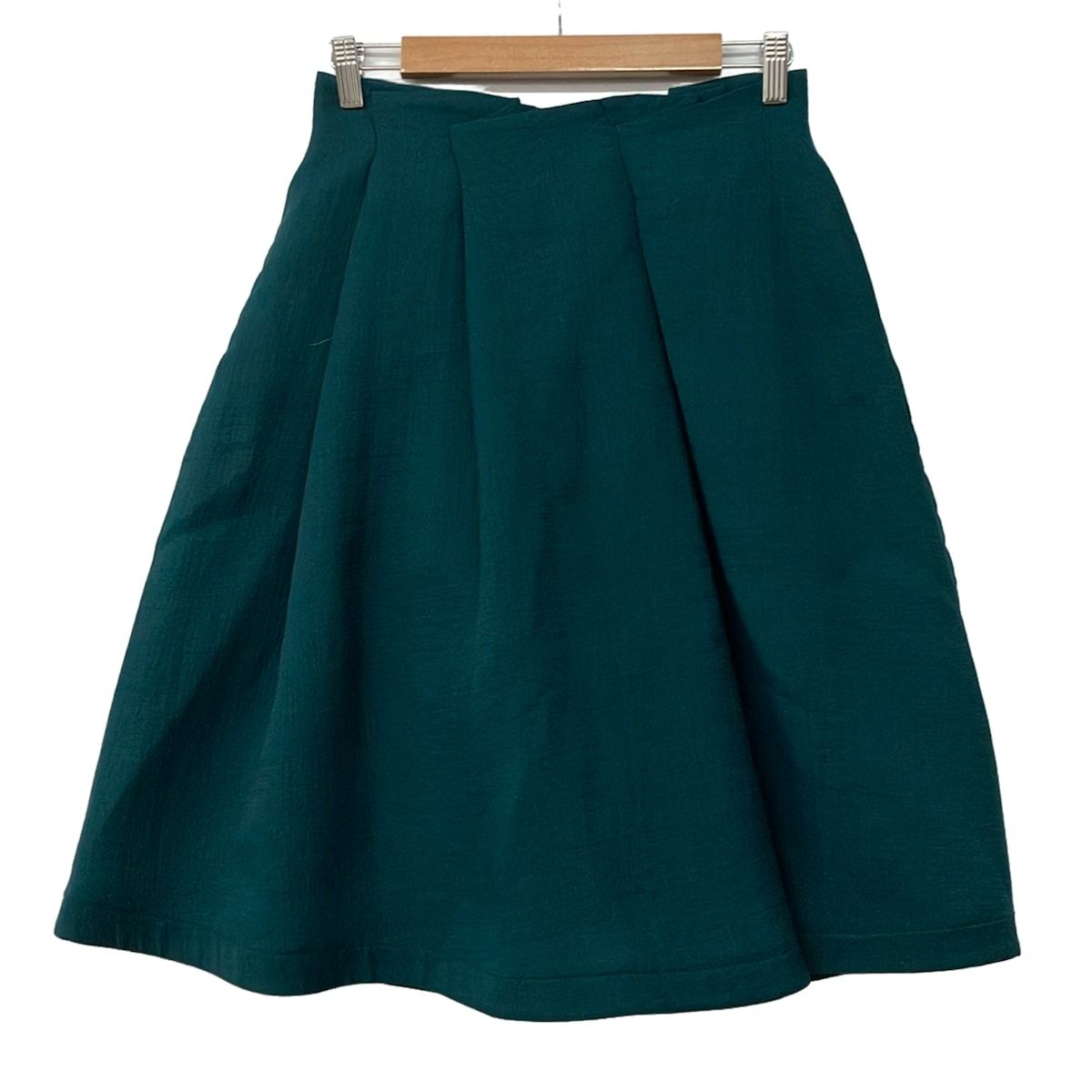 JILSANDER(ジルサンダー) スカート サイズ36 S レディース美品 - ダークグリーン ひざ丈