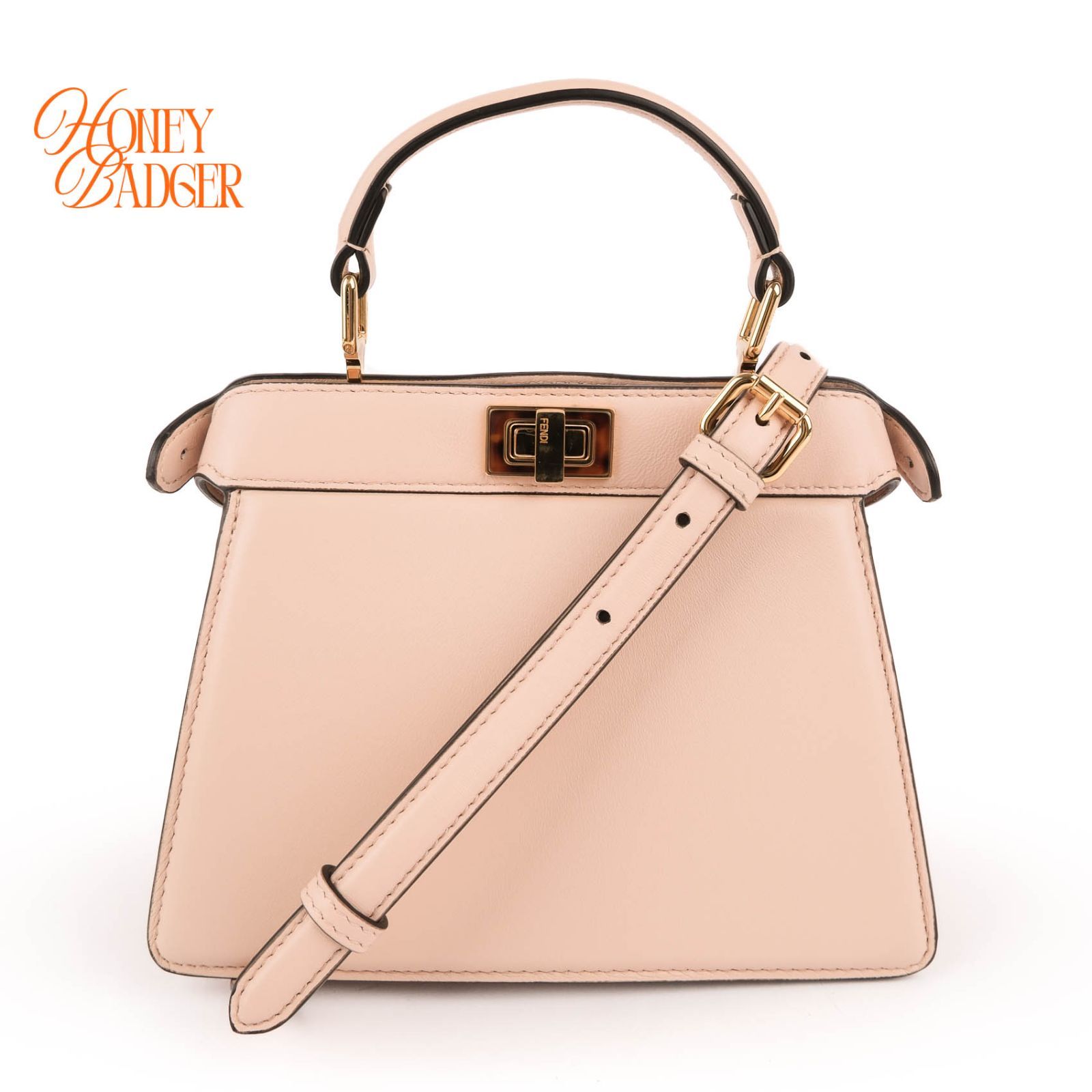 【極美品】フェンディ FENDI ピーカブー アイシーユー プチ 2WAY ハンドバッグ ピンク