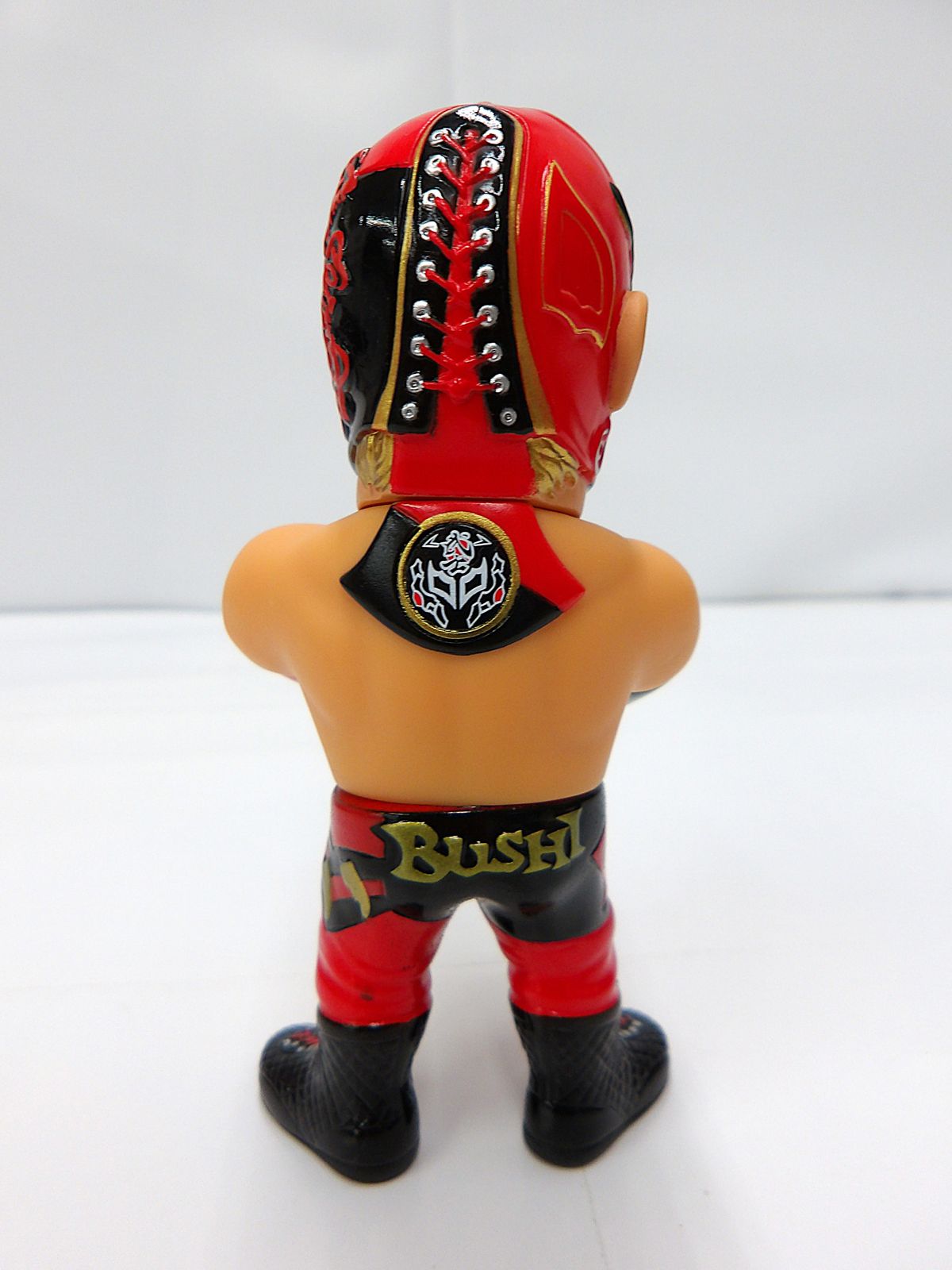 中古】 新日本プロレス BUSHI選手 16dソフビコレクション 限定赤黒
