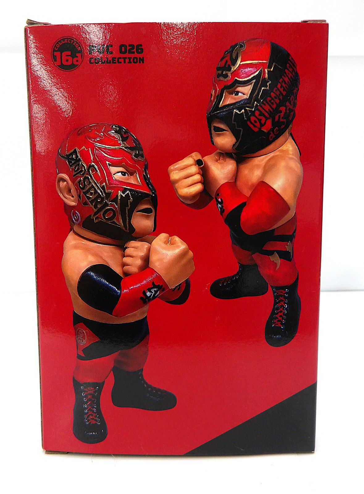 中古】 新日本プロレス BUSHI 16dソフビコレクション 限定赤黒