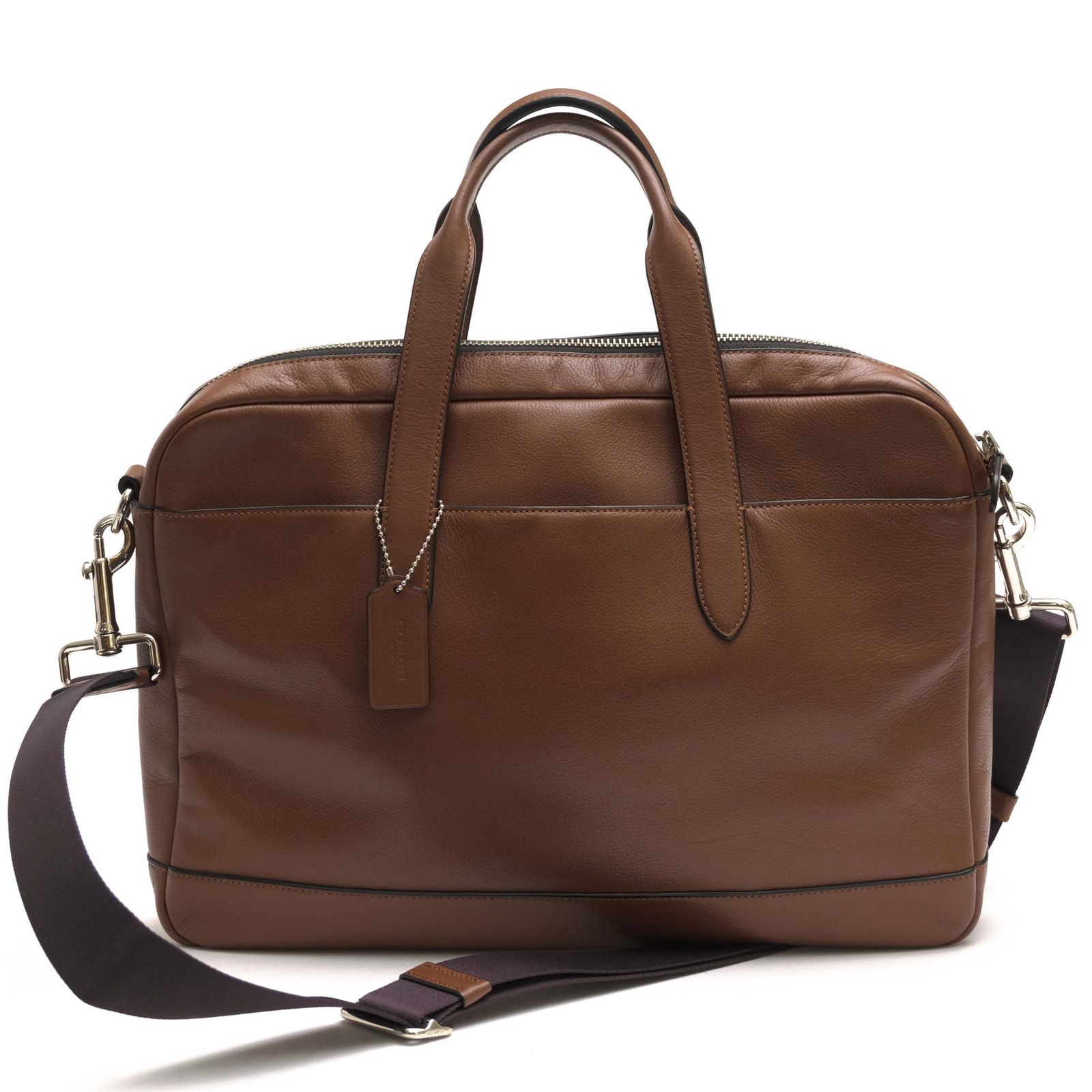 コーチ／COACH バッグ ブリーフケース ビジネスバッグ 鞄 ビジネス メンズ 男性 男性用 レザー 革 本革 F22529 Hamilton Bag in Sport Calf Leather ハミルトン スポーツカーフ B4サイズ収納可 シボ革 シュリ