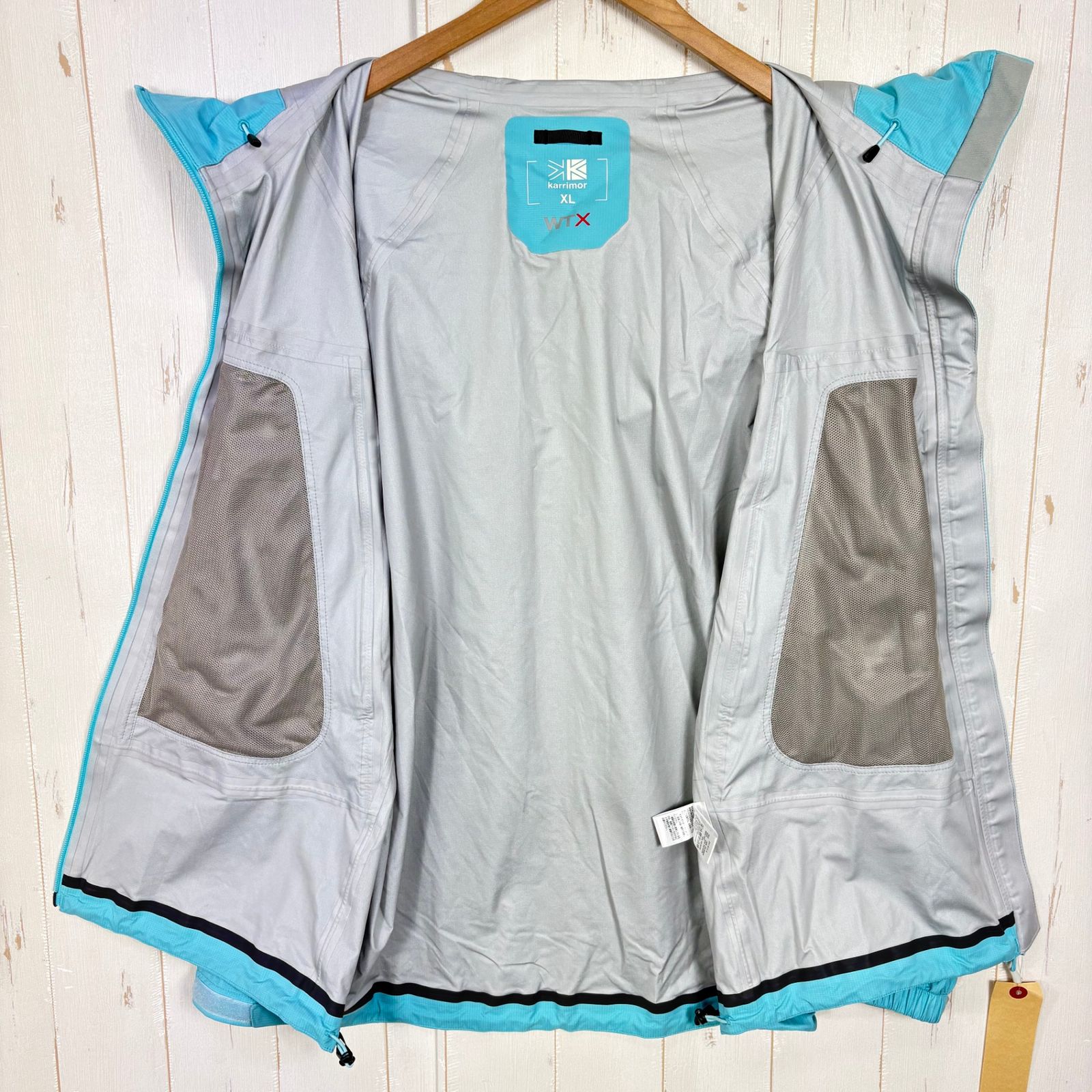 【Men's XL ブルー系】 Karrimor ( カリマー ) WTX LT レイン ジャケット WTX LT rain Jacket ナイロン ウェア トップス アウター ジャケット レインシェル z000 📦️Men's XL ブルー系 Karrimor ( カリマー ) WTX LT レイン